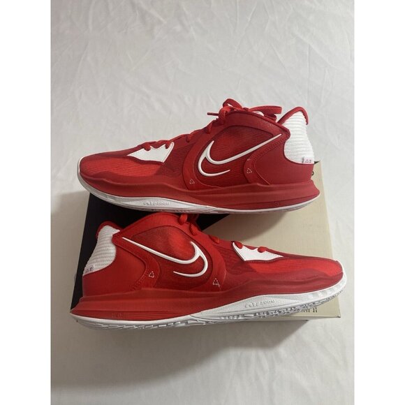New Mens Size 12 Red White Nike Kyrie Low 5 TB Basketball Shoes DO9617 600 main image 8